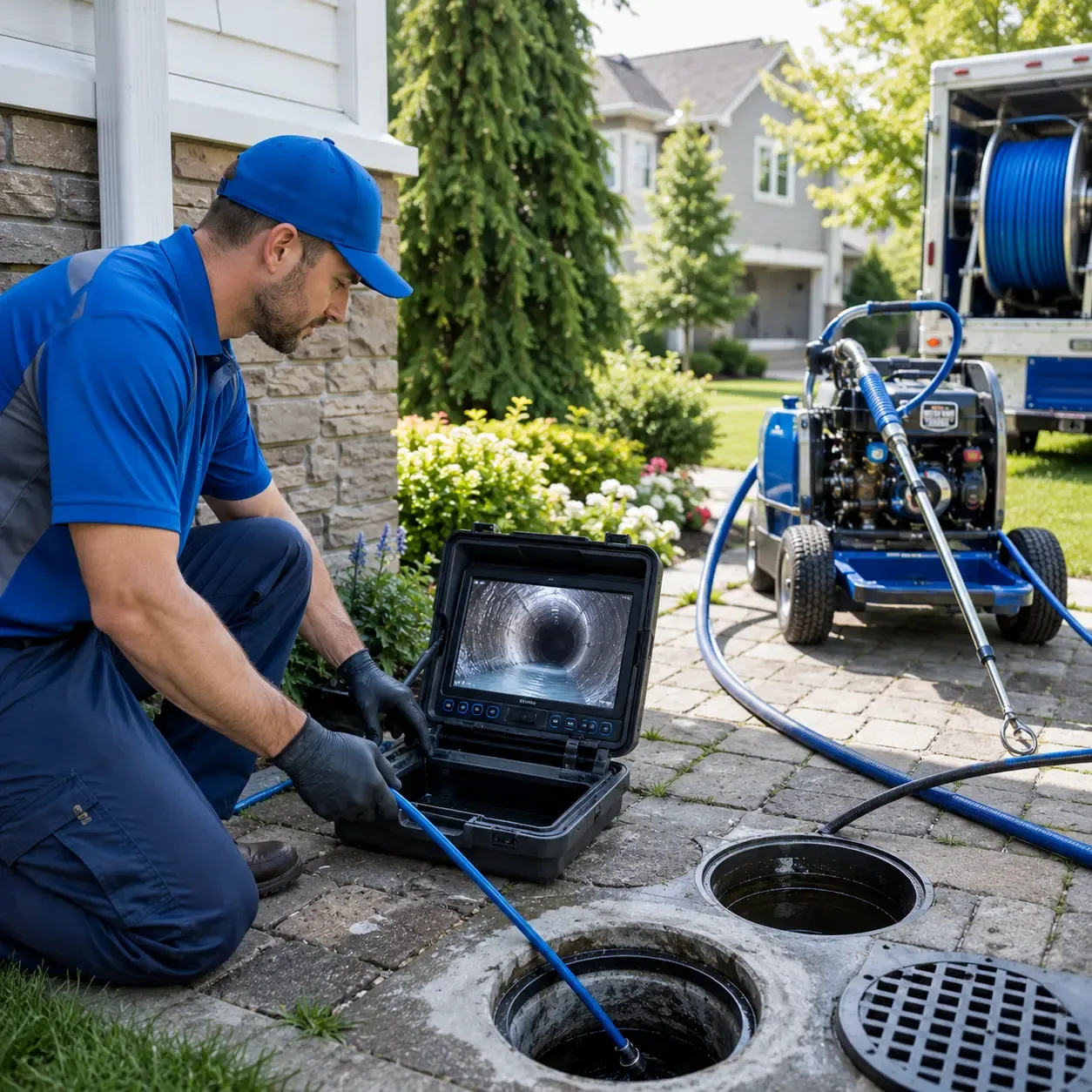 Outdoor drain cleaning professionals serving Odin, IL